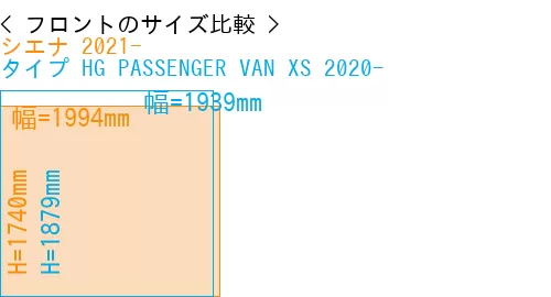 #シエナ 2021- + タイプ HG PASSENGER VAN XS 2020-